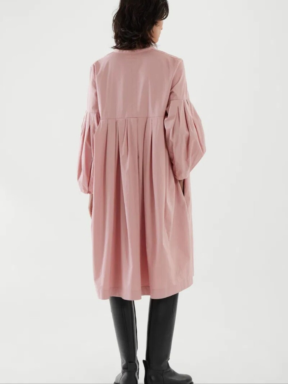 COS PLEATED SHIRT DRESS - Picture 9 of 10